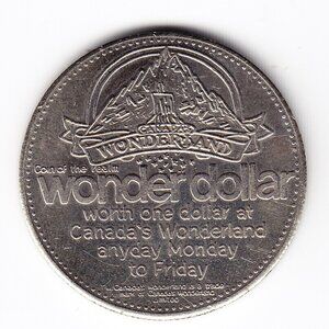 Canada's Wonderland One Dollar Token (b92)